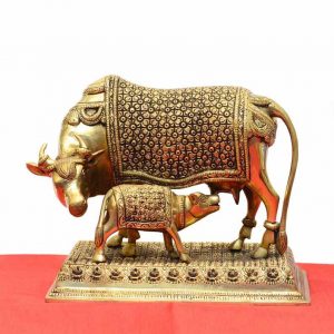 Brass Kamdhenu Cow