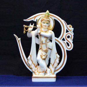 Om Krishna Statue