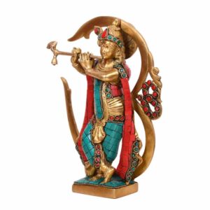 Om Krishna Statue