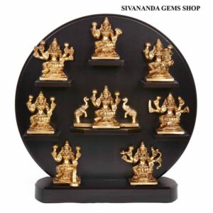 Ashtalakshmi Brass statue