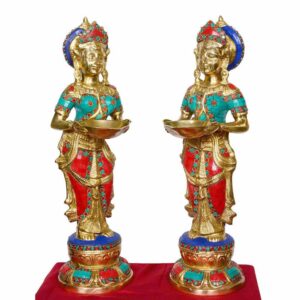Brass deep Lakshmi